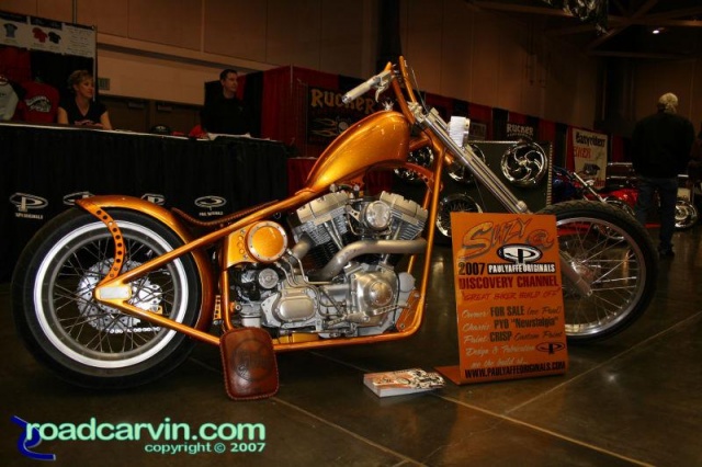 Custom rides @ 2007 Easyriders Sacramento Show (2007 Easyriders show orange smoothy 001.jpg) Custom rides @ 2007 Easyriders Sacramento Show (2007 Easyriders show orange smoothy 001.jpg)